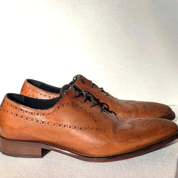 Johnston & Murphy Daley Leather Wing Tip Oxford - Picture 3 of 14